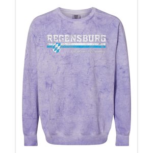 Regensburg Bavaria Germany Deutschland Colorblast Crewneck Sweatshirt