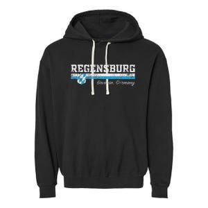 Regensburg Bavaria Germany Deutschland Garment-Dyed Fleece Hoodie