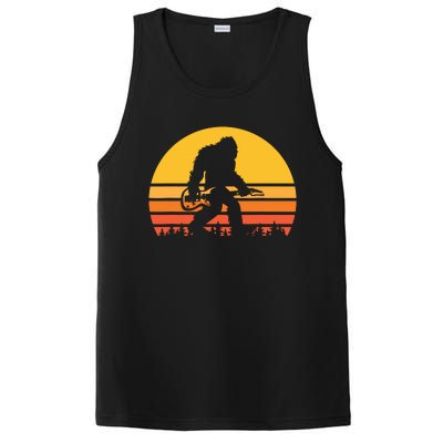 Retro Bigfoot Guitar Vintage Sasquatch Rocker Tee PosiCharge Competitor Tank