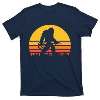 Retro Bigfoot Guitar Vintage Sasquatch Rocker Tee T-Shirt