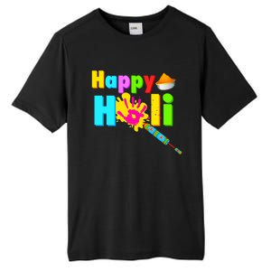 Rang Barse Happy Holi Gift Tall Fusion ChromaSoft Performance T-Shirt