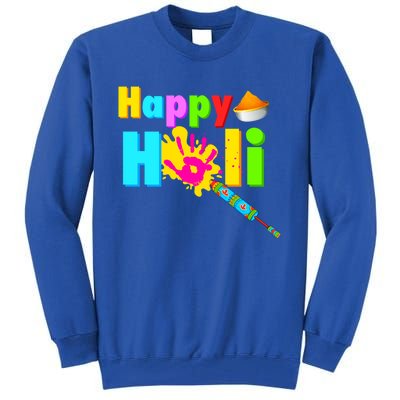 Rang Barse Happy Holi Gift Tall Sweatshirt