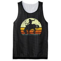 Rodeo Bucking Horse Retro Vintage Equestrian Mesh Reversible Basketball Jersey Tank