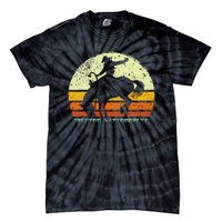 Rodeo Bucking Horse Retro Vintage Equestrian Tie-Dye T-Shirt