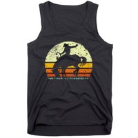 Rodeo Bucking Horse Retro Vintage Equestrian Tank Top