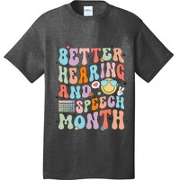 Retro Better Hearing And Speech Month Speech Pathologist Slp T-Shirt