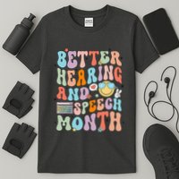 Retro Better Hearing And Speech Month Speech Pathologist Slp T-Shirt