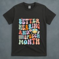 Retro Better Hearing And Speech Month Speech Pathologist Slp T-Shirt