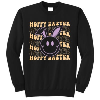 Retro Bunny Hoppy Easter Tall Sweatshirt