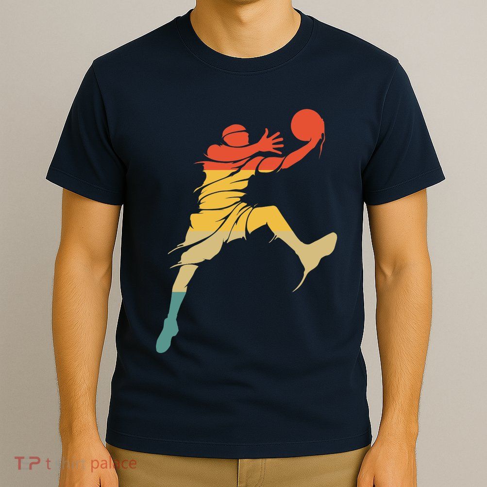 Retro Basketball Hoops Streetball - Vintage Basketball T-Shirt