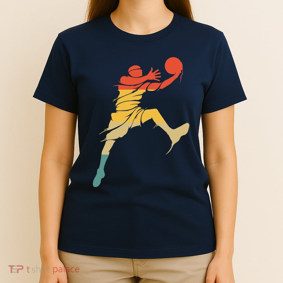 Retro Basketball Hoops Streetball - Vintage Basketball T-Shirt