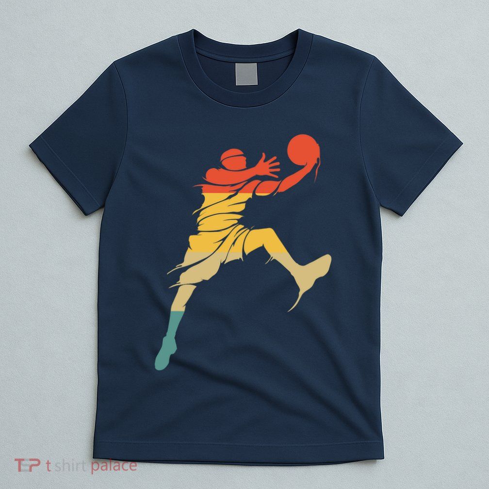 Retro Basketball Hoops Streetball - Vintage Basketball T-Shirt