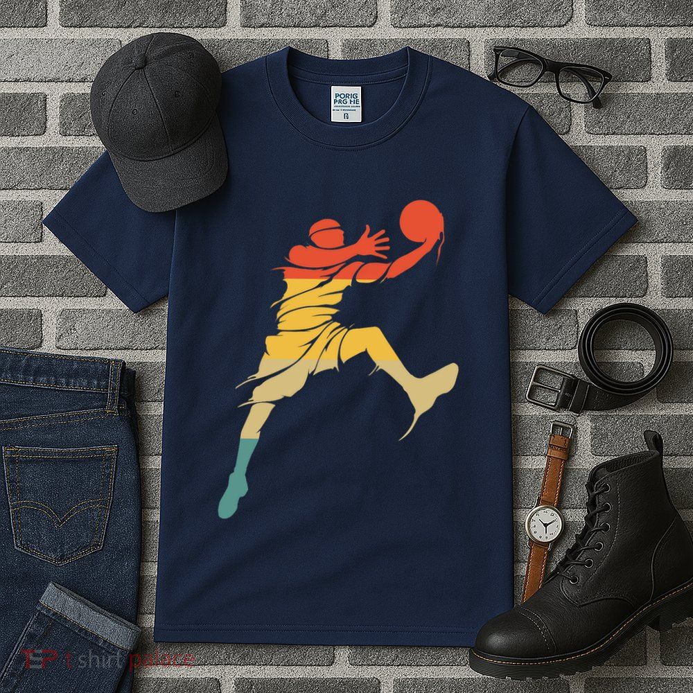 Retro Basketball Hoops Streetball - Vintage Basketball Tall T-Shirt