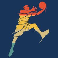 Retro Basketball Hoops Streetball - Vintage Basketball Kids T-Shirt