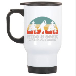 Retro Bigfoot Hide &Amp; Seek World Champion Stainless Steel Travel Mug