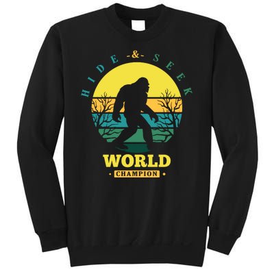 Retro Bigfoot Hide And Seek World Champion Sweatshirt