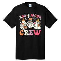 Retro Boo Havior Crew Behavior Analyst Halloween Aba Rbt Tall T-Shirt