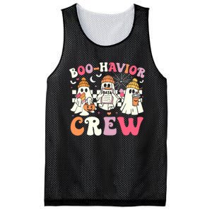 Retro Boo Havior Crew Behavior Analyst Halloween Aba Rbt Mesh Reversible Basketball Jersey Tank