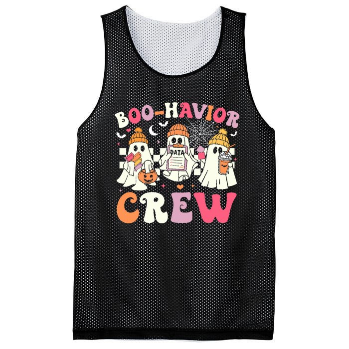 Retro Boo Havior Crew Behavior Analyst Halloween Aba Rbt Mesh Reversible Basketball Jersey Tank