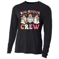 Retro Boo Havior Crew Behavior Analyst Halloween Aba Rbt Cooling Performance Long Sleeve Crew