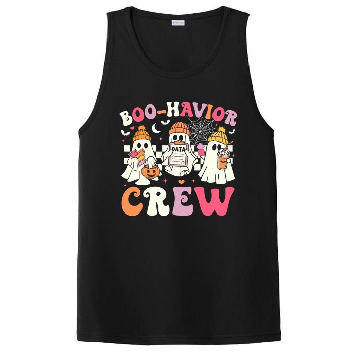 Retro Boo Havior Crew Behavior Analyst Halloween Aba Rbt PosiCharge Competitor Tank