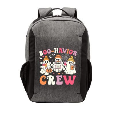 Retro Boo Havior Crew Behavior Analyst Halloween Aba Rbt Vector Backpack