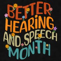 Retro Better Hearing And Speech Month Speech Pathologist SLP Ladies PosiCharge Tri-Blend Wicking Tank