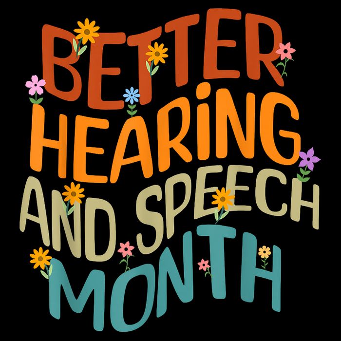 Retro Better Hearing And Speech Month Speech Pathologist SLP Sustainable Bucket Hat