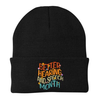 Retro Better Hearing And Speech Month Speech Pathologist SLP Beanie