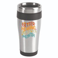 Retro Better Hearing And Speech Month Speech Pathologist SLP 16oz Travel Tumbler