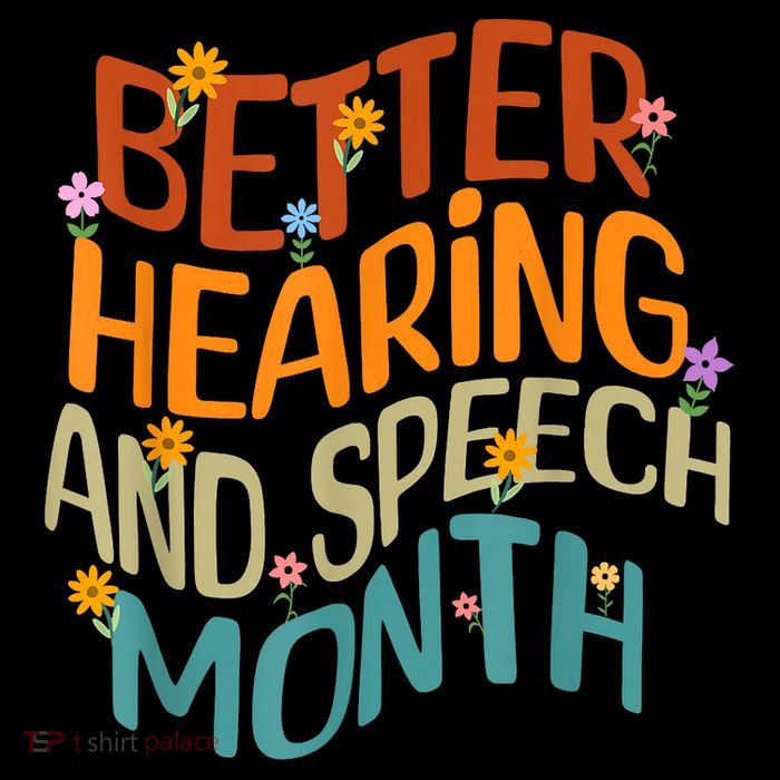 Retro Better Hearing And Speech Month Speech Pathologist SLP Tall Sweatshirt