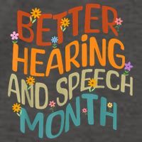 Retro Better Hearing And Speech Month Speech Pathologist SLP Vector Backpack