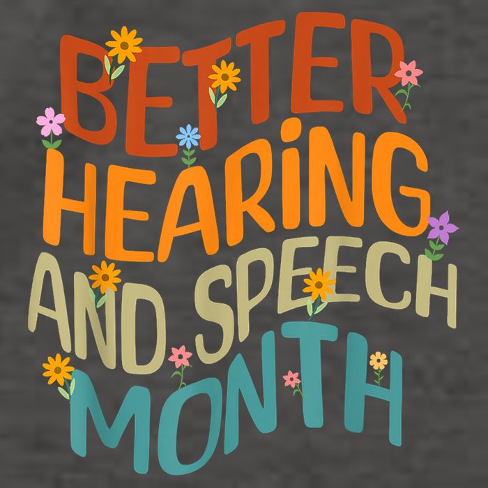 Retro Better Hearing And Speech Month Speech Pathologist SLP Vector Backpack