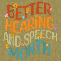 Retro Better Hearing And Speech Month Speech Pathologist SLP Garment-Dyed Women's Muscle Tee