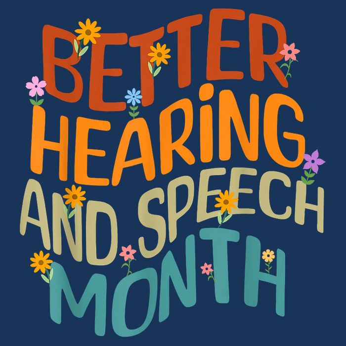 Retro Better Hearing And Speech Month Speech Pathologist SLP Infant Baby Jersey Bodysuit