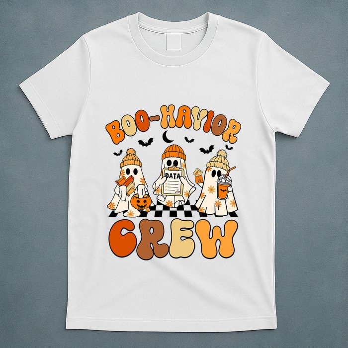 Retro Boo Havior Crew Behavior Analyst Halloween Aba Rbt T-Shirt