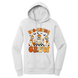 Retro Boo Havior Crew Behavior Analyst Halloween Aba Rbt Women's Pullover Hoodie