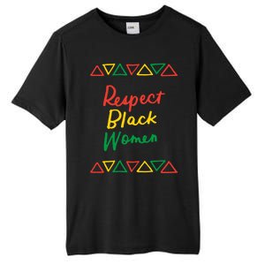 Respect Black History Month African American Melanin Gift Tall Fusion ChromaSoft Performance T-Shirt