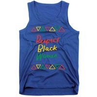 Respect Black History Month African American Melanin Gift Tank Top