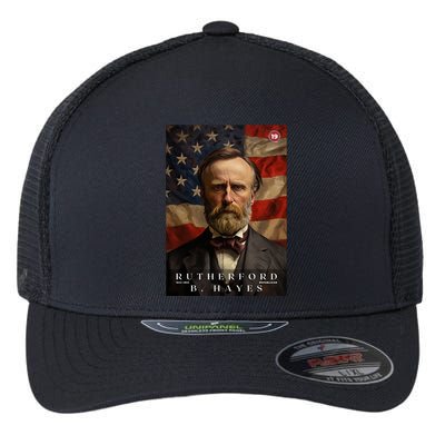 Rutherford B. Hayes 19th President Of The United States Portrait Flexfit Unipanel Trucker Cap