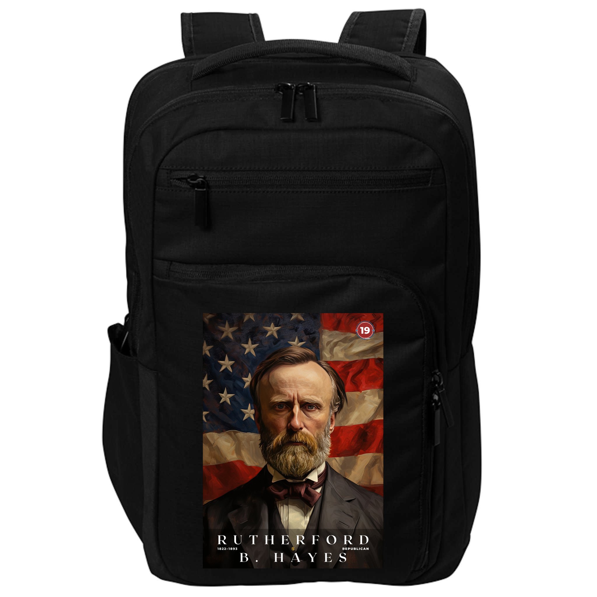 Rutherford B. Hayes 19th President Of The United States Portrait Impact Tech Backpack