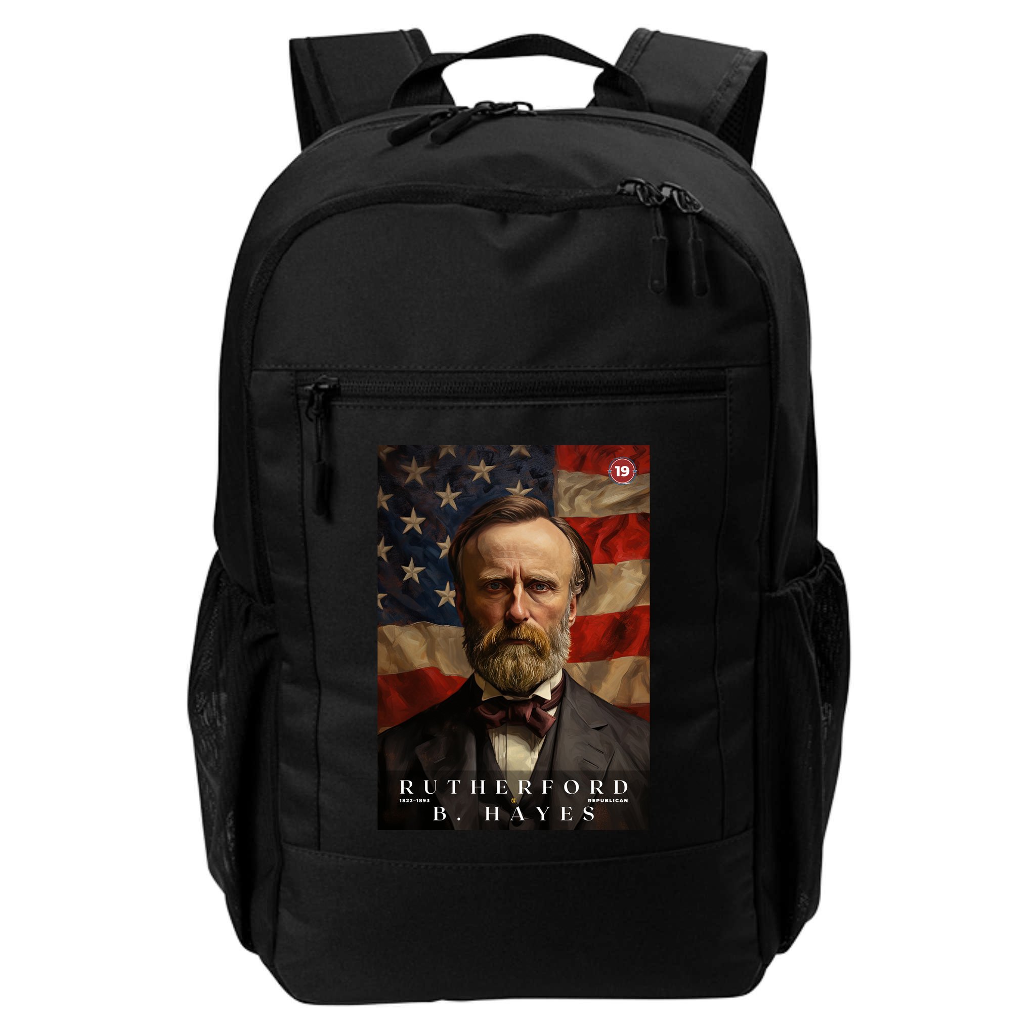 Rutherford B. Hayes 19th President Of The United States Portrait Backpack