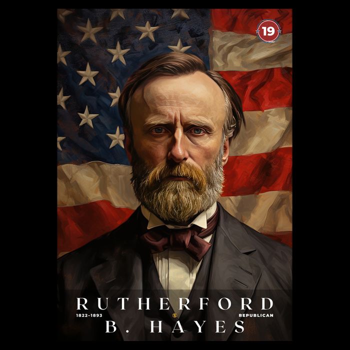 Rutherford B. Hayes 19th President Of The United States Portrait Backpack