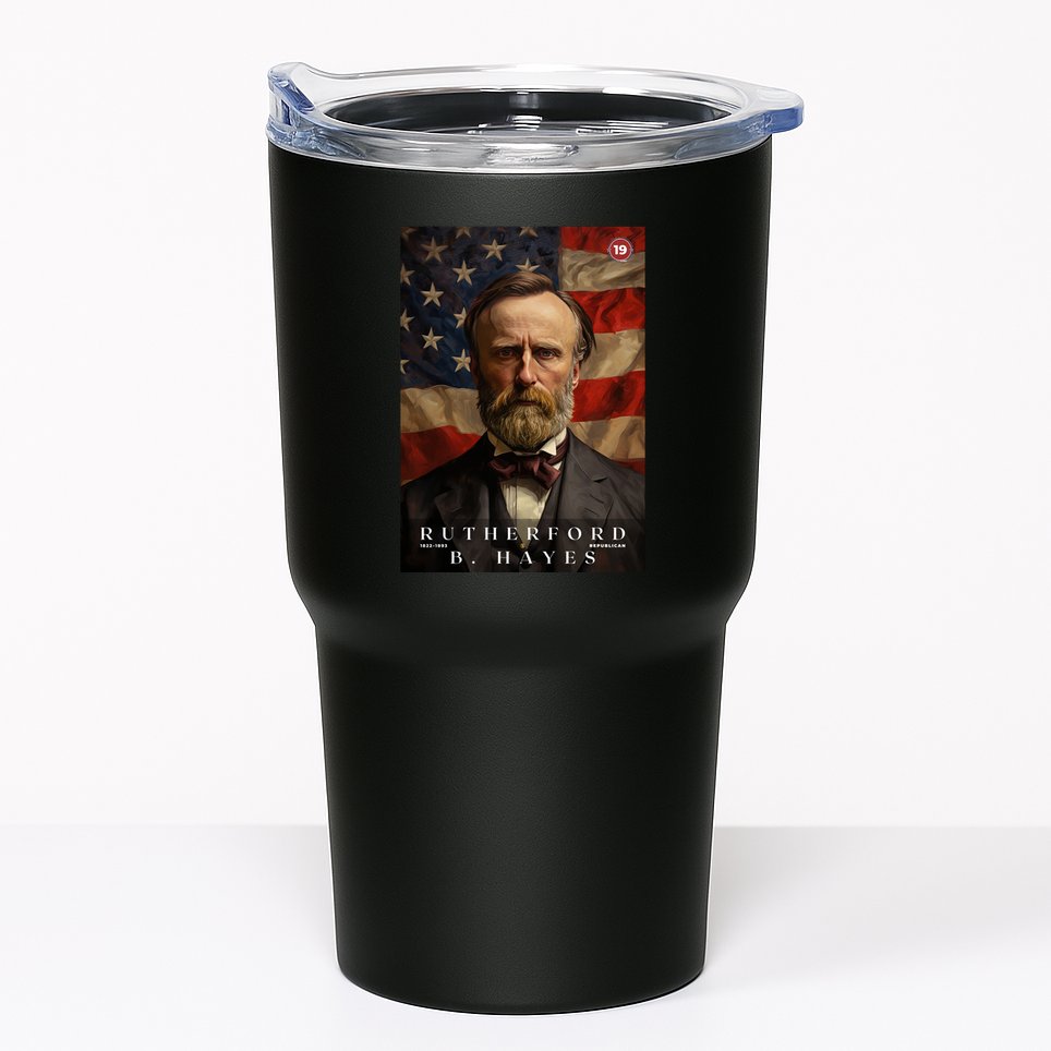 Rutherford B. Hayes 19th President Of The United States Portrait Tumbler