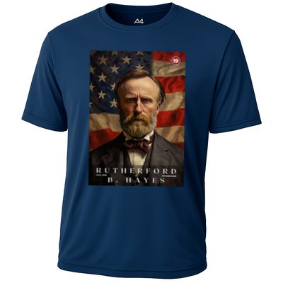 Rutherford B. Hayes 19th President Of The United States Portrait Performance Shirt