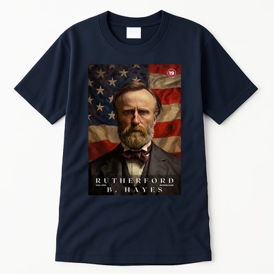 Rutherford B. Hayes 19th President Of The United States Portrait Tall T-Shirt