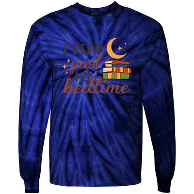 Reading Books I Read Past My Bedtime Gift Cute Reading Tie-Dye Long Sleeve Shirt