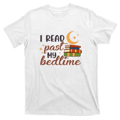 Reading Books I Read Past My Bedtime Gift Cute Reading T-Shirt