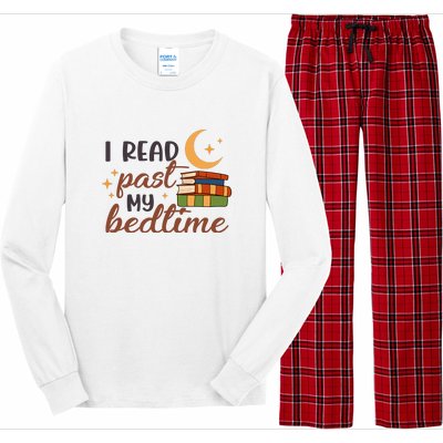 Reading Books I Read Past My Bedtime Gift Cute Reading Long Sleeve Pajama Set