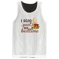 Reading Books I Read Past My Bedtime Gift Cute Reading Mesh Reversible Basketball Jersey Tank